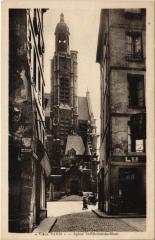 Carte postale ancienne Eglise Saint-Etienne-du-Mont
                                                                     à Paris 5e
                                