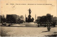 Place de la Nation - Monument du Triomphe de la République à Paris 12e