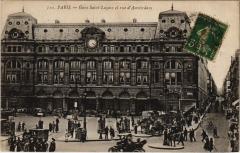 Paris 9e - Gare Saint-Lazare et rue d'Amsterdam à Paris 9e