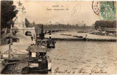 Paris 8e - Le Pont Alexandre Iii à Paris 8e