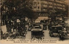 Carte postale ancienne Paris 18e - Le Boulevard des Italiens
                                                                     à Paris 2e
                                