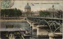 Paris 6e - 97. L'Institut et le Pont des Arts à Paris 6e