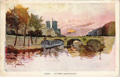 Paris 4e - Le Pont Saint-Michel à Paris 4e