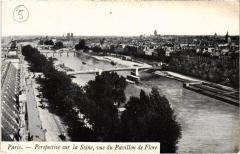 Paris 1e - Perspective sur la Seine à Paris 1er
