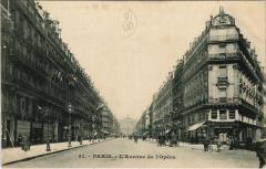 Paris 2e - Avenue de la Opéra à Paris 2e