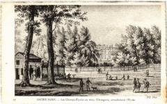 Ancien Paris - Les Champs Elysées -
													75 Paris
												
