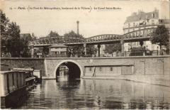 Paris 10e - Le Canal Saint-Martin à Paris 10e