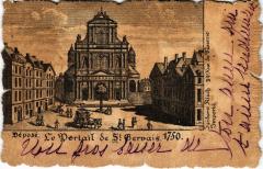 Carte postale ancienne Ancien Paris - Le Portail de Saint-Servais
                                                                     à Paris 1er
                                