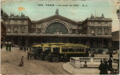 Paris 10e - La Gare de l'Est à Paris 10e