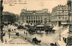 Paris 8e - La Gare Saint-Lazare à Paris 8e