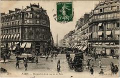 Paris 2e - Perspective de la rue de la Paix à Paris 2e