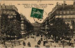 Paris 1e, 2e et 9e - Avenue de l'Opéra et Place du Théâtre
