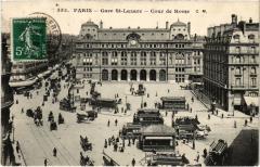 Paris 8e - La Gare Saint-Lazare à Paris 8e