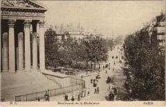 Paris 1e - Boulevard de la Madeleine à Paris 1er