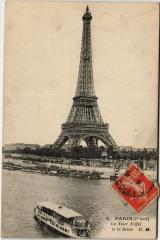 Paris 7e - 3. La Tour Eiffel et la Seine à Paris 7e