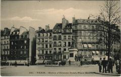Paris 5e - Statue d'Etienne Dolet, Place Mauber à Paris 5e