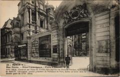 Paris 4e - Rue Pavée - Hotel Lamoignon - Porte d'Entrée J.H à Paris 4e