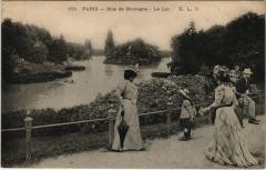 Carte postale ancienne Bois de Boulogne - Le Lac
                                                                     à Paris 16e
                                