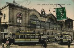 Carte postale ancienne Gare Montparnasse
                                                                     à Paris 6e
                                