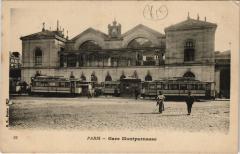 Carte postale ancienne Gare Montparnasse
                                                                     à Paris 6e
                                