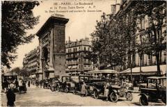 Paris 10e - Le boulevard et la Porte Saint-Denis à Paris 10e
