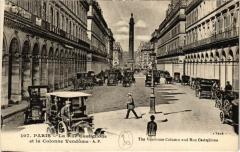 Paris 1e - La Rue Castiglione et la Colonne Vendome à Paris 1er