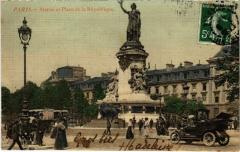 Paris 11e - Statue et Place de la République à Paris 11e