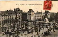 Paris 11e - La Place de la République à Paris 11e