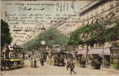 Paris 2e - Le Boulevard des Italiens à Paris 2e