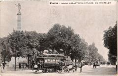Paris 1e - Boul. Sébastopol & place du Chatelet à Paris 1er