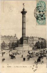 Paris 12e - La Place de la Bastille à Paris 12e