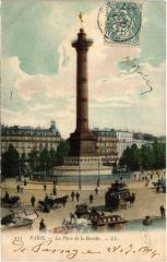 La Place de la Bastille à Paris 12e