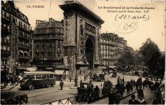 Paris 10e - Le Boulevard et la porte Saint-Denis à Paris 10e