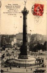 Place de la Bastille - Colonne de Juillet à Paris 4e