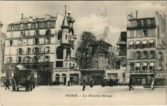 Carte postale ancienne Le Moulin Rouge
                                                                     à Paris 9e
                                