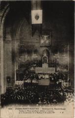 Carte postale ancienne Montmartre -  Basilique du Sacré-Coeur - Messe Pontificale
																	 à Paris 18e
								