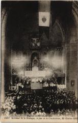 Intérieur de la Basilique, le jour de la Consécration, 16 Octobre 1915 à Paris 18e