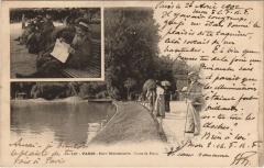 Carte postale ancienne Parc Montsouris - Dans le Parc
                                                                     à Paris 14e
                                