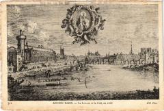 Ancien Paris - Le Louvre et la Cité