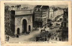 Ancien Paris - Lea porte et le boulevard -
													75 Paris
												