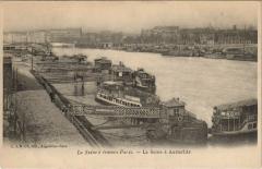 La Seine à Austerlitz à Paris 5e