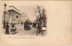 Paris - Porte Saint-Martin & Boulevards à Paris