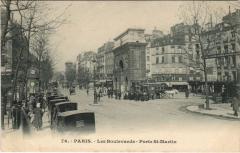 Paris - Les Boulevards - Porte Saint-Martin à Paris
