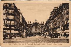 Paris - La Gare du Nord à Paris