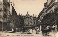 Paris - La Gare du Nord à Paris