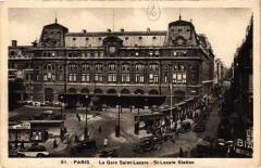 Paris 8e - La Gare Saint-Lazare à Paris 8e