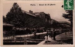 Paris 10e - Canal de Saint-Martin à Paris 10e