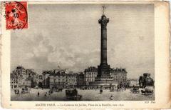 Paris 1e - Ancien Paris - Colonne de Juillet à Paris 1er