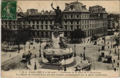 Paris 3e, 10e & 11e - Panorama de la Place de la République à Paris 3e