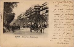 Paris 2e - Le Boulevard Montmartre à Paris 2e